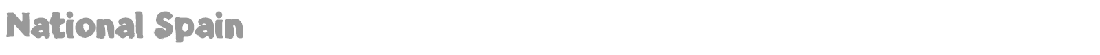 National Spain font preview